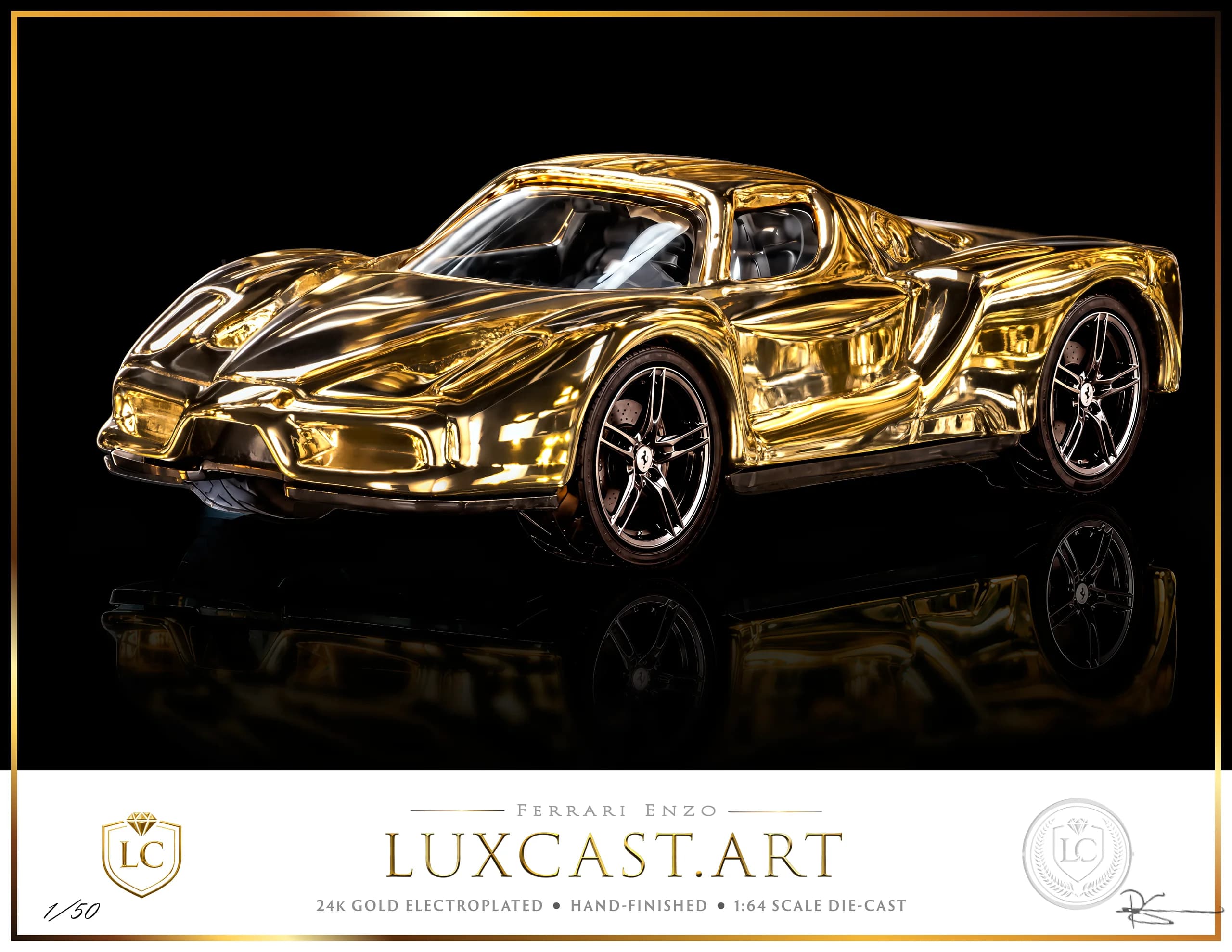 Ferrari Enzo signed art print