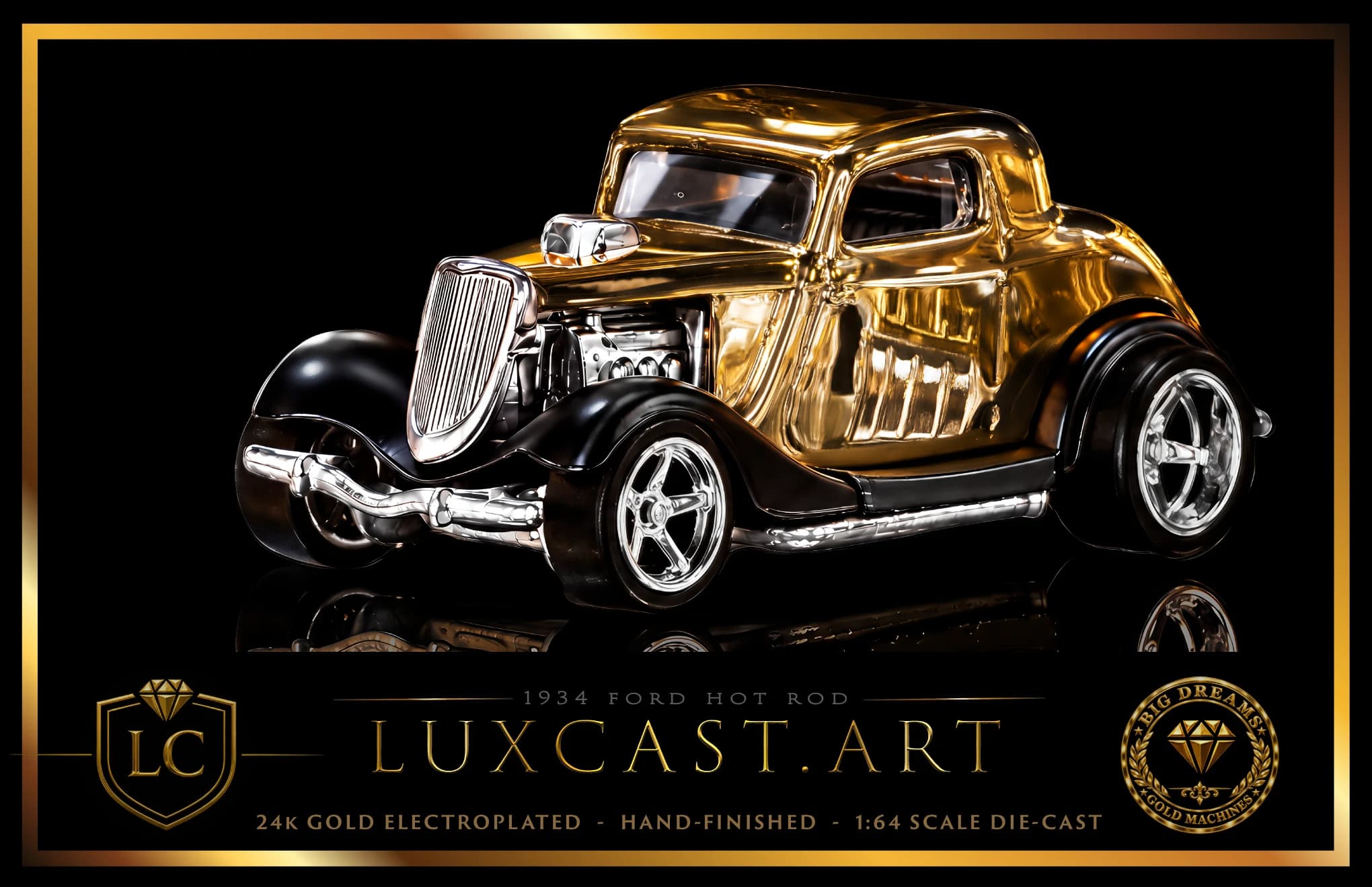 1934 Ford Hot Rod Coupe poster