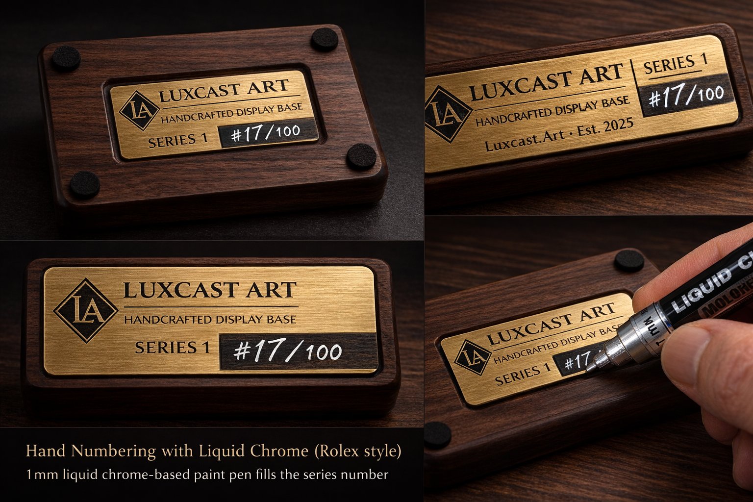 Brass Authentication Plaque